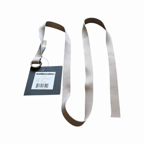 Norma Kamali Skinny Belt Bundle 3 NWT One Size White Dust Southwest D Ring main image 14